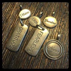 Origami Owl FEARLESS GrAtITude Nana and more tags